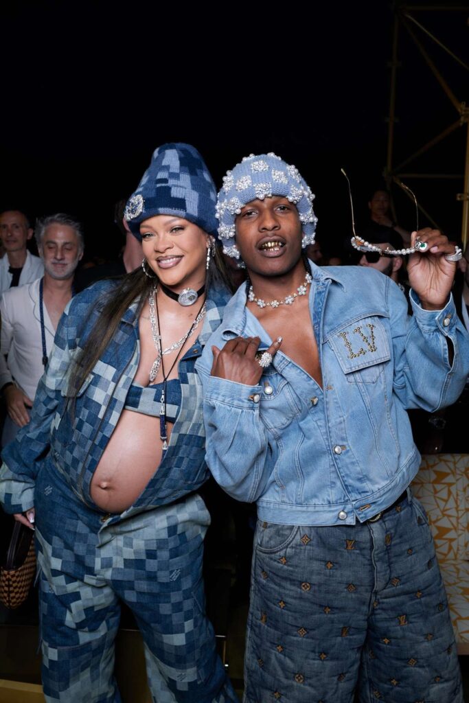 Rihanna et Asap Rocky au défilé Louis Vuitton