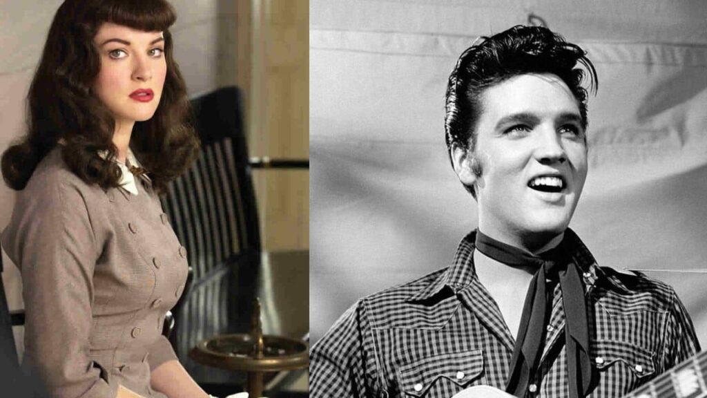 Bettie Page et Elvis Presley